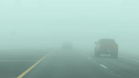 Driving in foggy weather conditions in Iowa